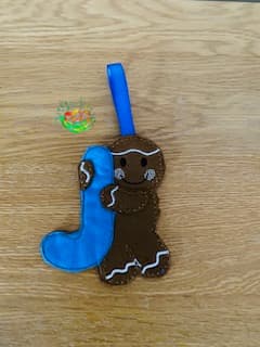 Sweetpea's Handmade Gingerbread Initial Collection - J