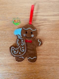 Sweetpea’s Handmade Gingerbread Christmas Letter Collection - J