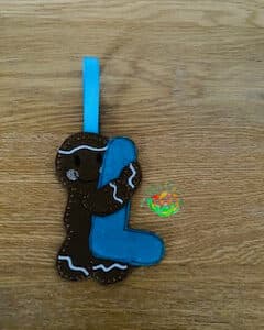 Sweetpea's Handmade Gingerbread Initial Collection - L