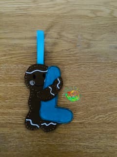 Sweetpea's Handmade Gingerbread Initial Collection - L