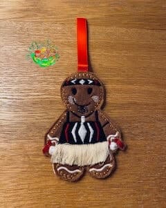 Sweetpea’s Handmade Gingerbread Nationalities Collection - Māori Girl