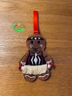 Sweetpea’s Handmade Gingerbread Nationalities Collection - Māori Girl