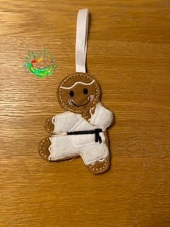 Sweetpea’s Handmade Gingerbread Sports Collection - Martial Arts