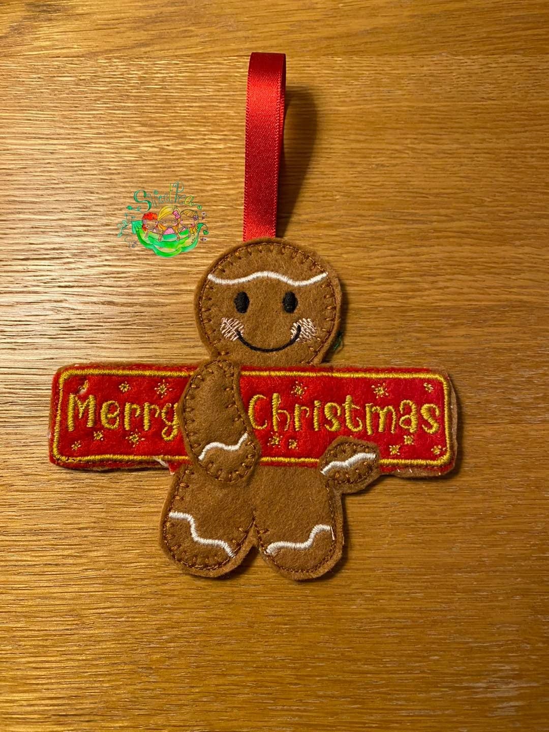 Sweetpea’s Handmade Gingerbread Christmas Collection – Merry Christmas Banner