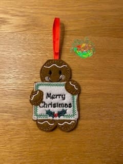 Sweetpea’s Handmade Gingerbread Christmas Collection – Merry Christmas
