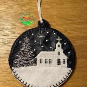 Sweetpea’s Handmade Christmas Night Sky Bauble Collection - Church