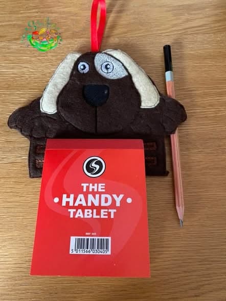 Sweetpea’s Handmade Notepad and Pen Holder Collection - Dog