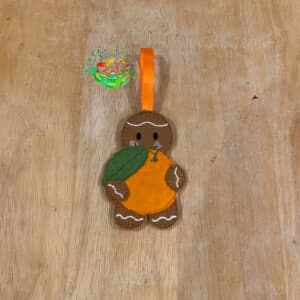 Sweetpea’s Handmade Gingerbread Fruit Collection – Orange