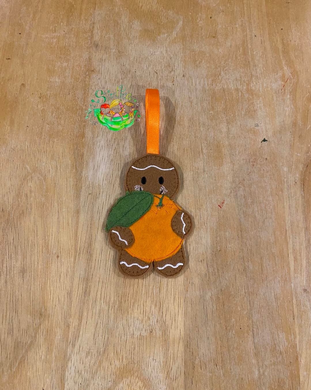 Sweetpea’s Handmade Gingerbread Fruit Collection – Orange