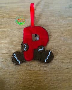 Sweetpea's Handmade Gingerbread Initial Collection - P