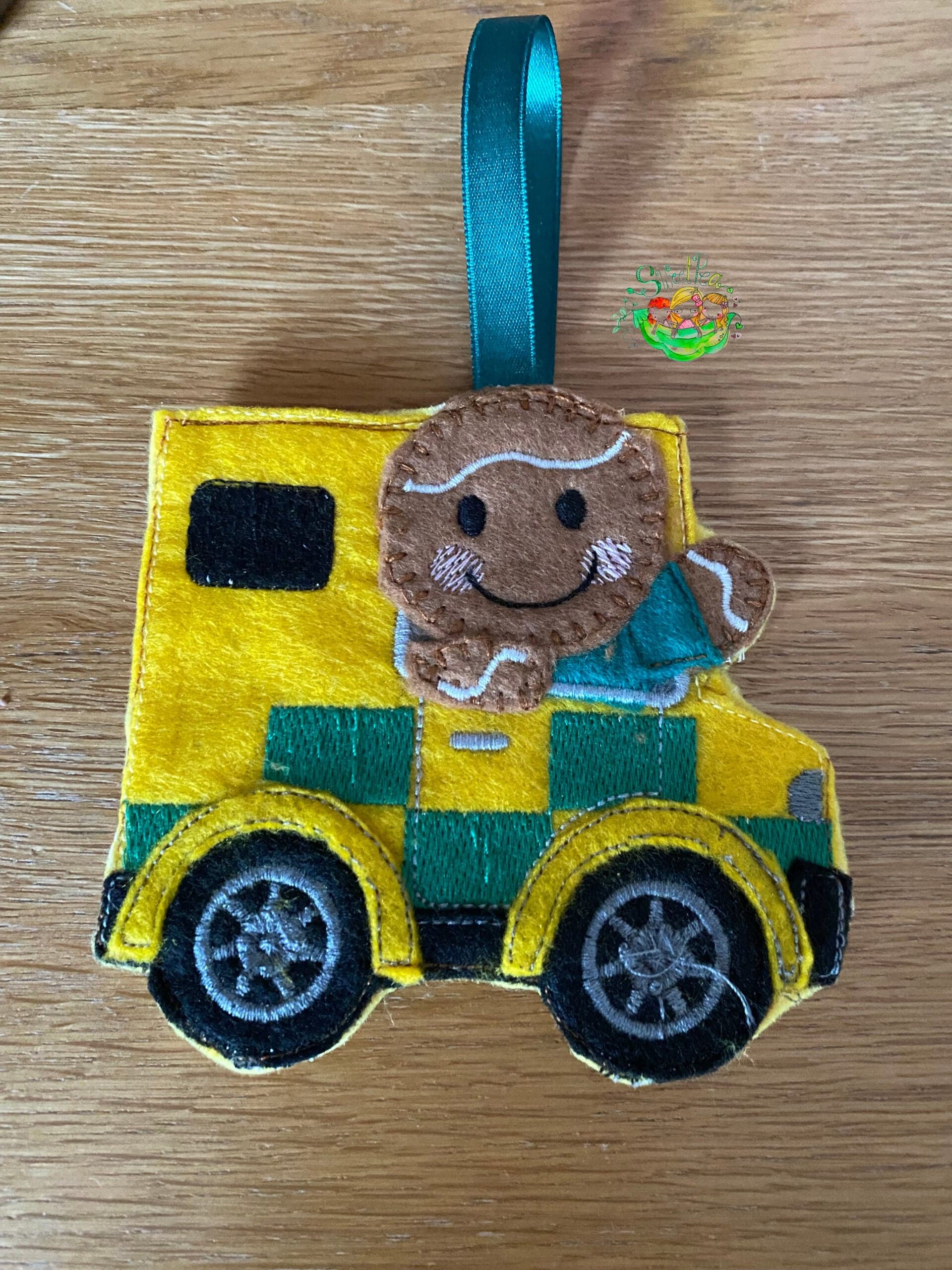 Sweetpea’s Handmade Gingerbread Occupation Collection - Paramedic in an Ambulance