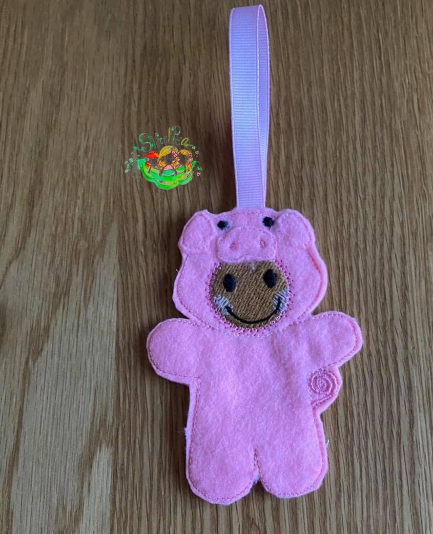 Sweetpea's Handmade Gingerbread Dress Up Collection - Pig