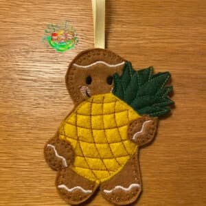 Sweetpea’s Handmade Gingerbread Fruit Collection – Pineapple