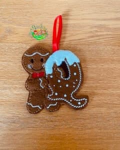 Sweetpea’s Handmade Gingerbread Christmas Letter Collection - Q