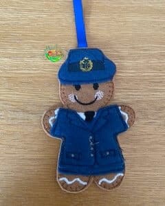Sweetpea’s Handmade Gingerbread Armed Forces Collection - RAF Girl in Suit