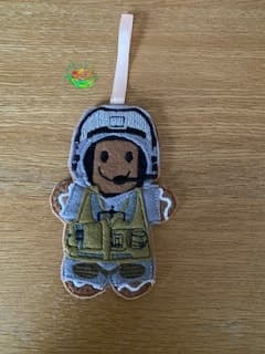 Sweetpea’s Handmade Gingerbread Armed Forces Collection - RAF Gunner