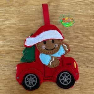 Sweetpea’s Handmade Gingerbread Christmas Collection – Red Truck