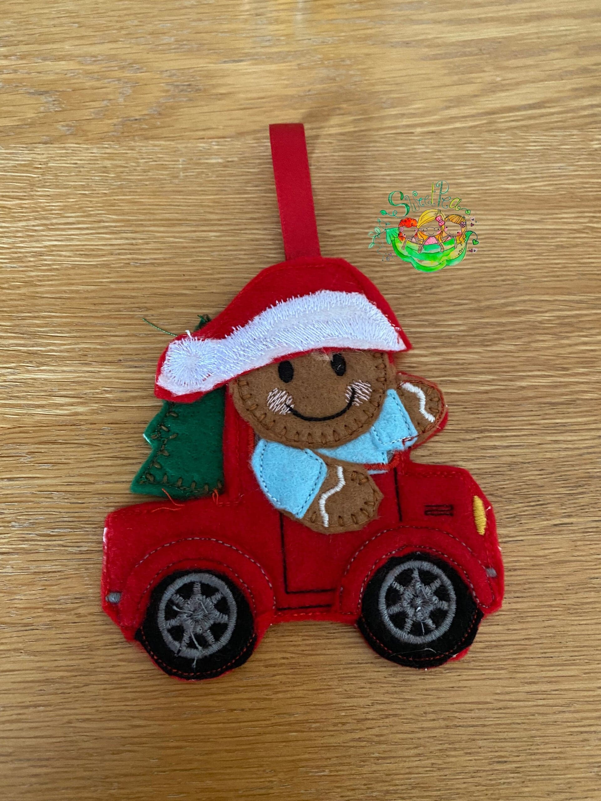 Sweetpea’s Handmade Gingerbread Christmas Collection – Red Truck