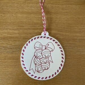 Sweetpea’s Handmade Redwork Twine Collection - Bells