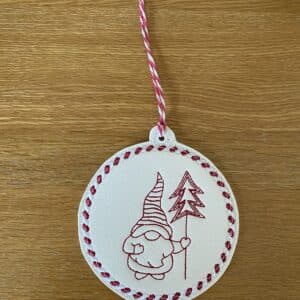 Sweetpea’s Handmade Redwork Twine Collection - Gnome