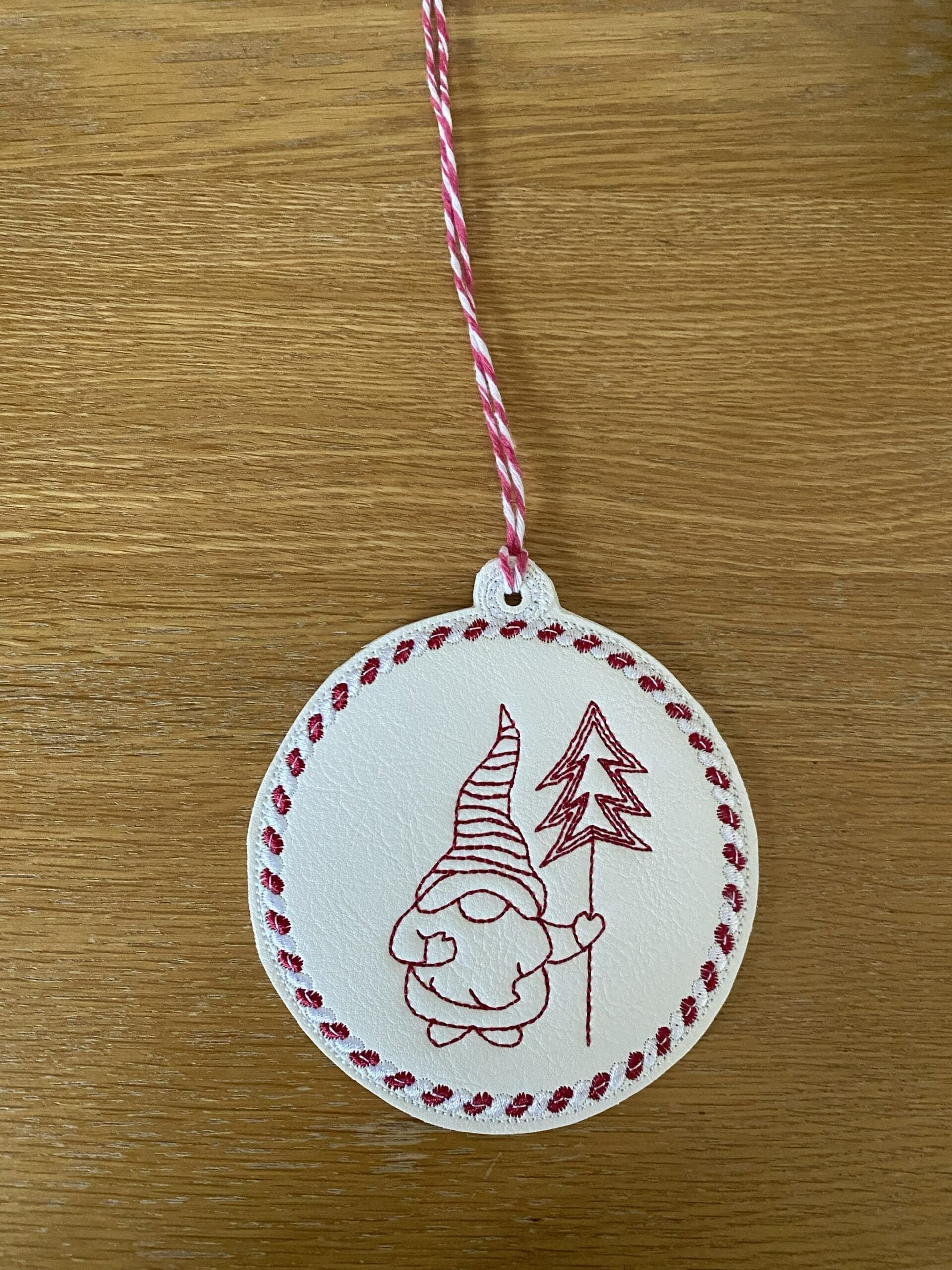 Sweetpea’s Handmade Redwork Twine Collection - Gnome
