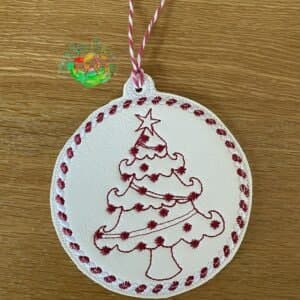 Sweetpea’s Handmade Redwork Twine Collection - Tree