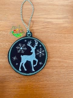 Sweetpea’s Handmade Christmas Deer Bauble Collection - Glancing Sideways Deer