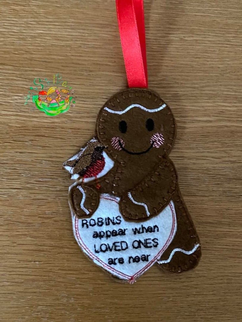 Sweetpea's Handmade Gingerbread Celebration Collection - Robins Appear