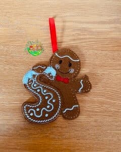 Sweetpea’s Handmade Gingerbread Christmas Letter Collection - S