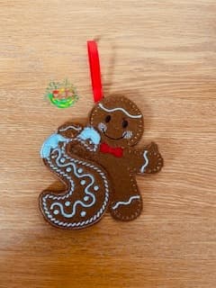 Sweetpea’s Handmade Gingerbread Christmas Letter Collection - S