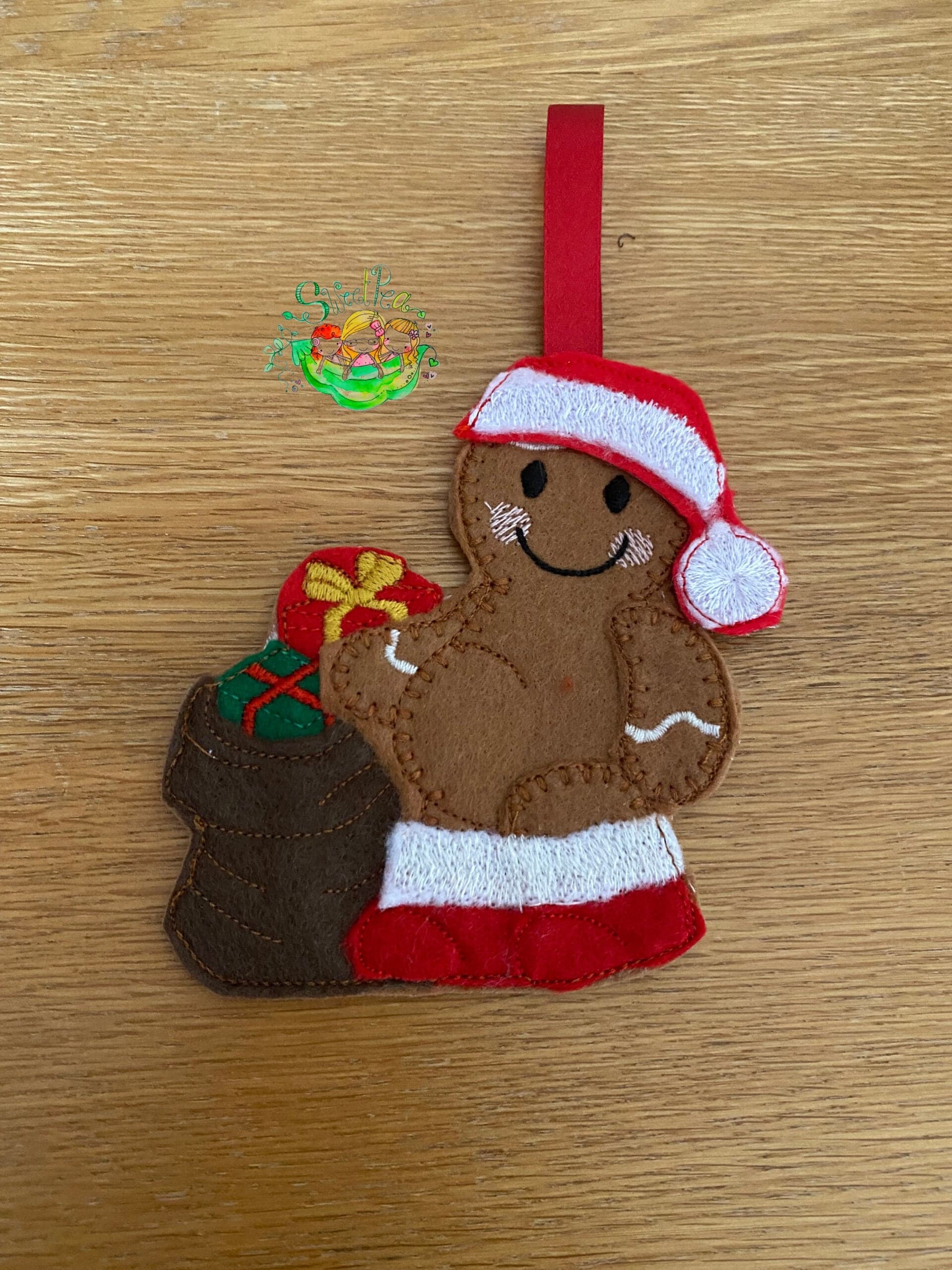 Sweetpea’s Handmade Gingerbread Christmas Collection – Santa's Red Boots