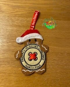 Sweetpea’s Handmade Gingerbread Christmas Collection – Santa’s Missing Button