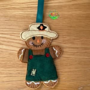 Sweetpea’s Handmade Gingerbread Family Collection – Scarecrow
