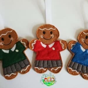 Sweetpea’s Handmade Gingerbread Family Collection – School Girl