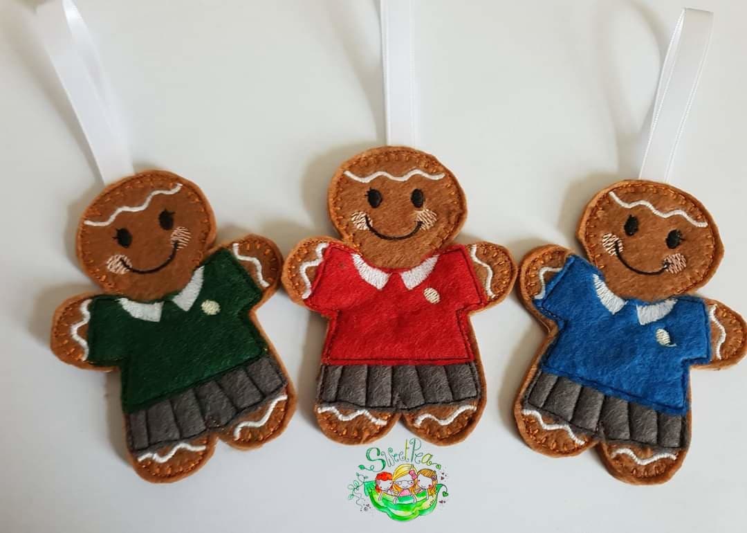 Sweetpea’s Handmade Gingerbread Family Collection – School Girl