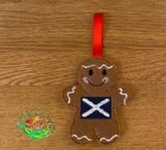 Sweetpea’s Handmade Gingerbread Flag Collection - Scotland