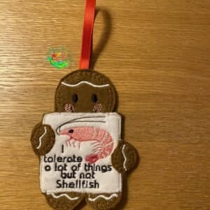 Sweetpea’s Handmade Gingerbread Allergy Collection - Shellfish