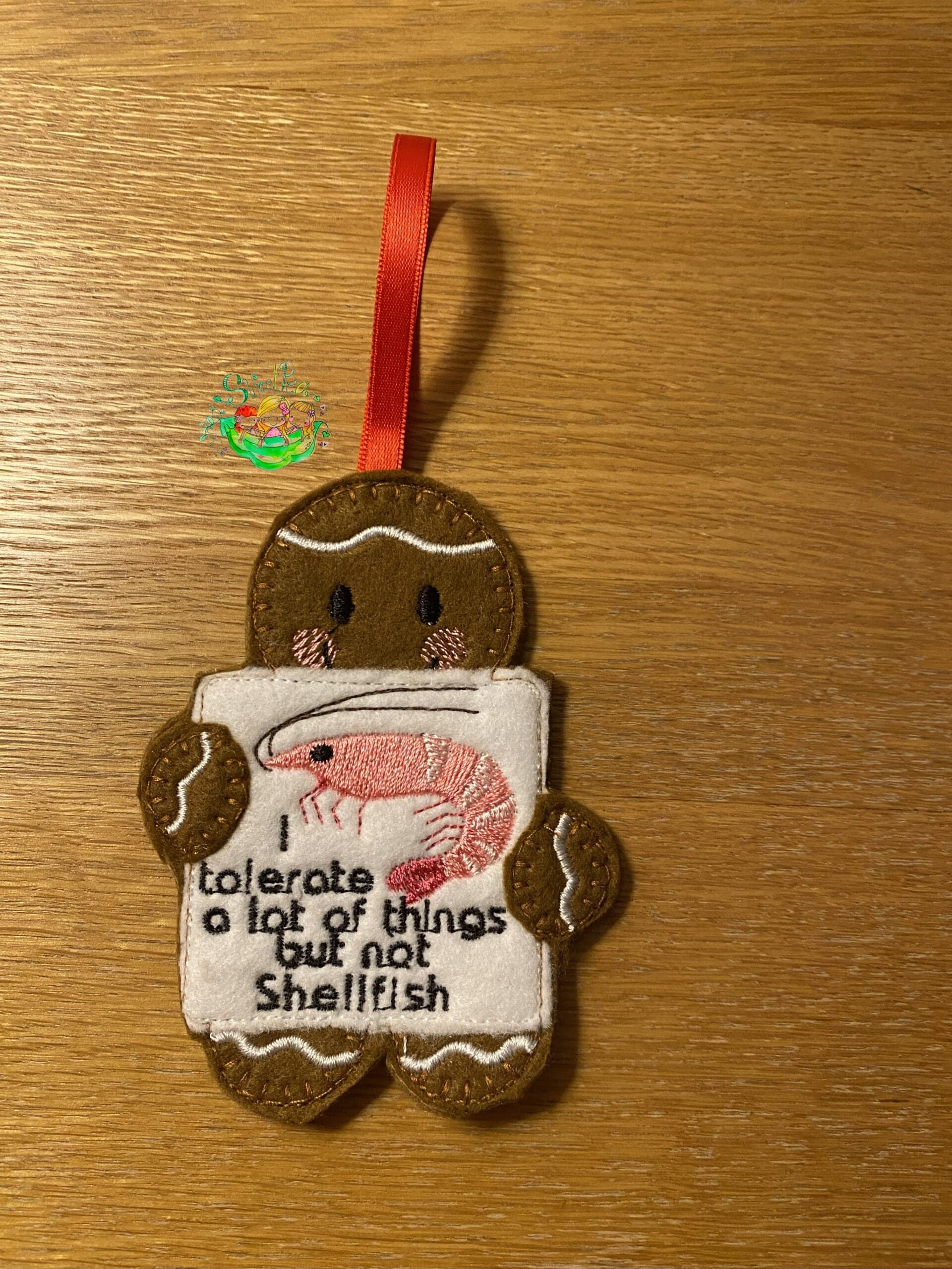 Sweetpea’s Handmade Gingerbread Allergy Collection - Shellfish
