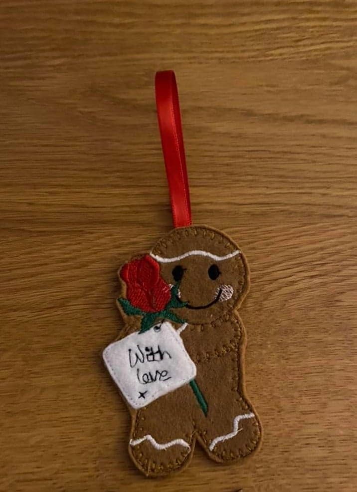 Sweetpea’s Handmade Gingerbread Valentine's Collection - Single Rose