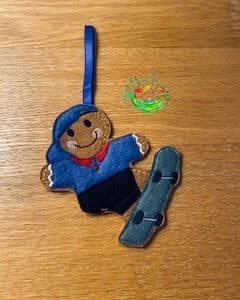 Sweetpea’s Handmade Gingerbread Sports Collection - Skateboarder