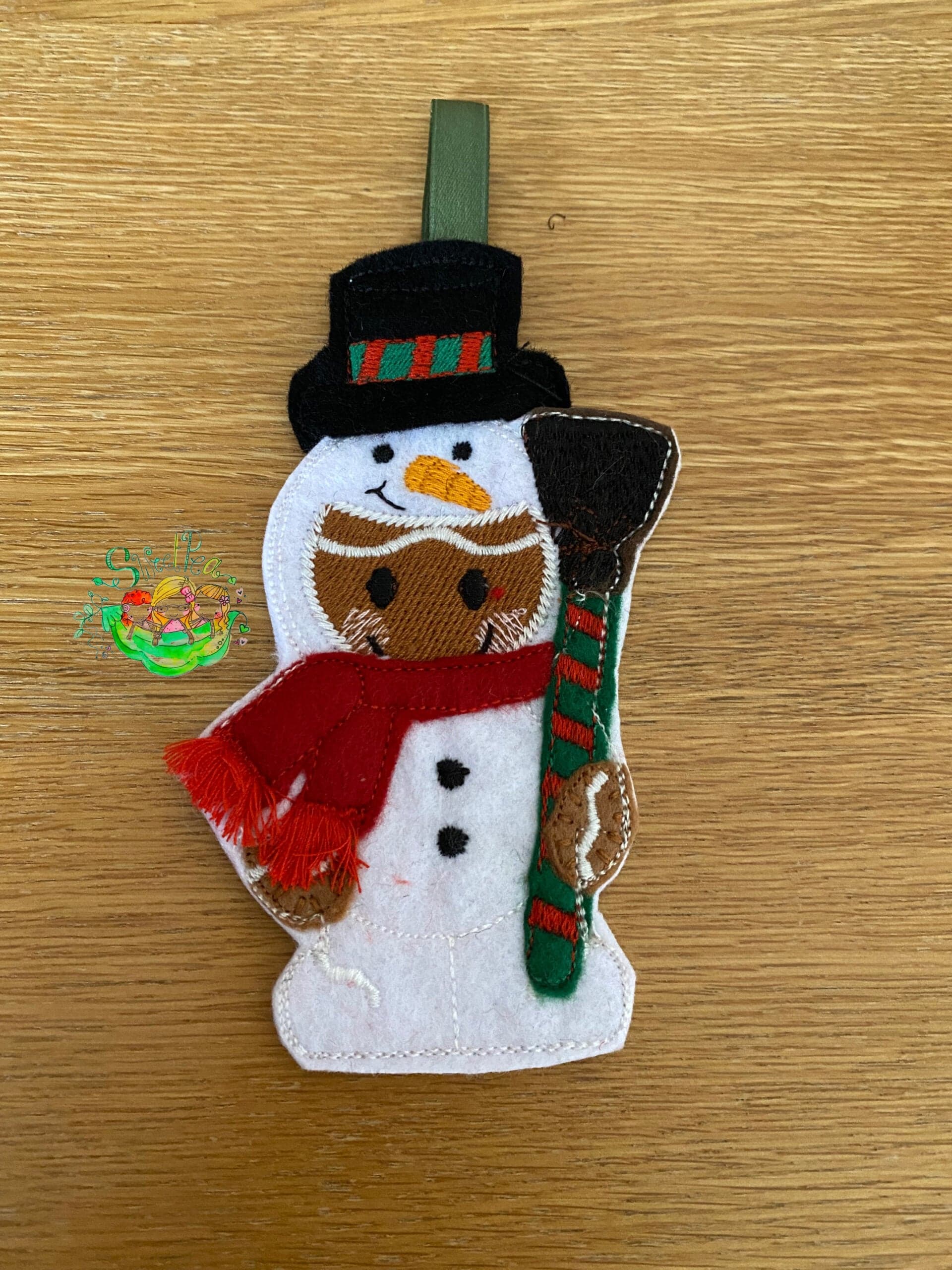 Sweetpea’s Handmade Gingerbread Christmas Collection – Snowman 2