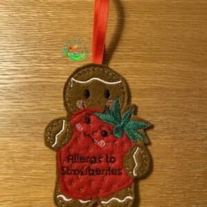 Sweetpea’s Handmade Gingerbread Allergy Collection - Strawberries