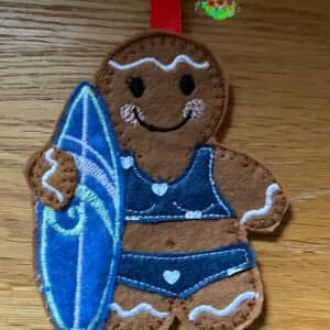 Sweetpea’s Handmade Gingerbread Sports Collection - Surfer Girl