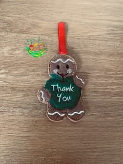 Sweetpea's Handmade Gingerbread Celebration Collection - Thank You