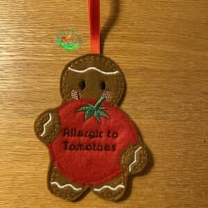 Sweetpea’s Handmade Gingerbread Allergy Collection - Tomatoes