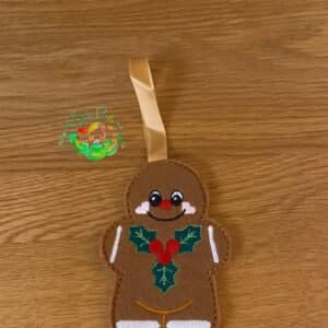 Sweetpea’s Handmade Gingerbread Christmas Collection – Traditional Boy Holly