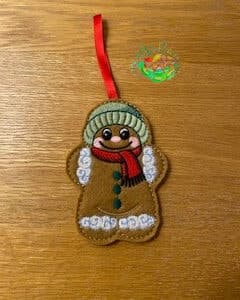 Sweetpea’s Handmade Gingerbread Christmas Collection – Traditional Boy with Hat