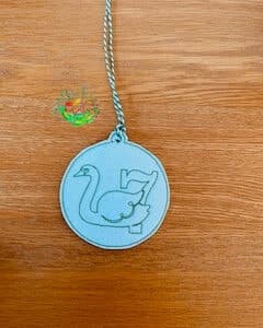 Sweetpea’s Handmade Christmas Decoration Collection - 7. Seven Swans a-Swimming