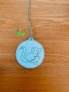 Sweetpea’s Handmade Christmas Decoration Collection - 7. Seven Swans a-Swimming