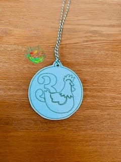 Sweetpea’s Handmade Christmas Decoration Collection - 3. Three French Hens